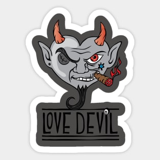 Love Devil Sticker